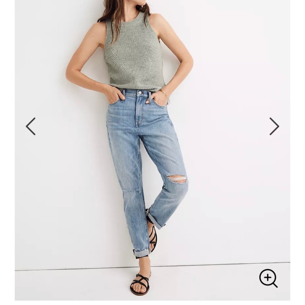 The High-Rise Slim Boyjean size 27